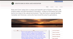 Desktop Screenshot of bobsandcrowlakes.ca